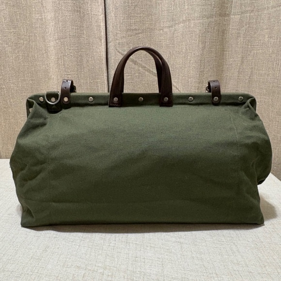 Line of Trade | Canvas Weekender Bag Olive | No. 0312 - Picture 10 of 10